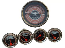 Oliver Blanc 1550 1555 1650 1655 Tachéomètre Température Fioul Amp Jauge Set