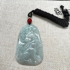 Pendentif en jade Myanmar avec