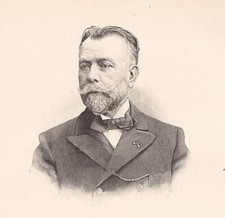 Portrait Charles Abadie médecin ophtalmologiste Saint-Gaudens Haute-Garonne 1904