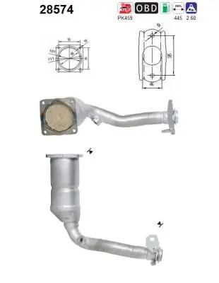 Catalyseur 28574 pour - catalyseur,