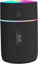 Mini humidificateur à ultrasons LED 220 ml noir USB B-WARE