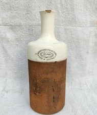 Vintage Delphin Eau Filtre Porecelain Haut Naturel Pierre Inférieur Bottle C214