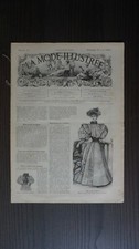 LA MODE ILLUSTREE-JOURNAL DE LA FAMILLE & SUPP. -N°32-11 AOUT 1895-BRODERIE