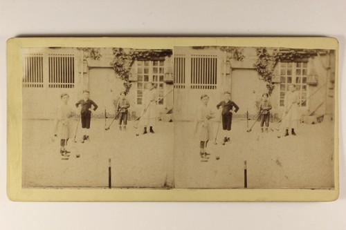 Jeux des enfants billes c1870 - des,