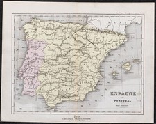 1866 - Espagne et Portugal -