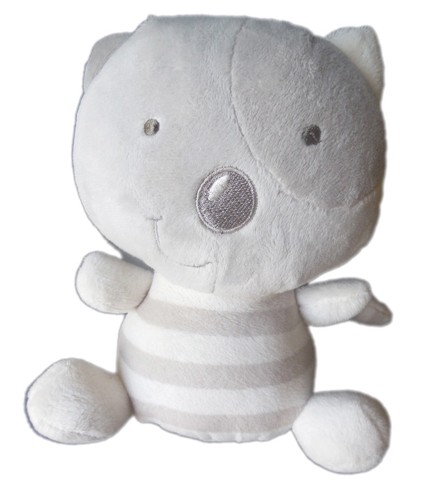 Doudou chat gris miaou - gris,