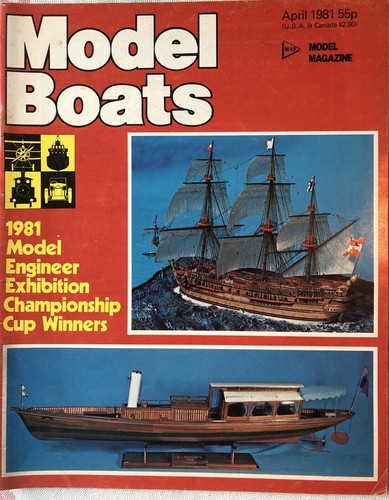 Model boats magazine - boats, 1981