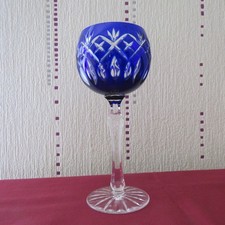 1 verre roemer en cristal de