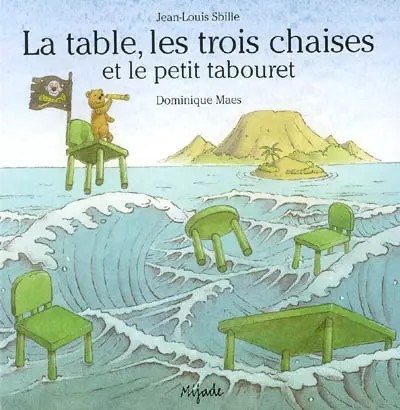 Table les trois - trois, chaises