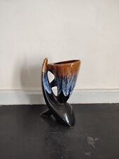 Vase en grès flammé double