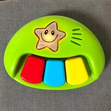 Mini piano 3 touches musical et lumière jouet enfant