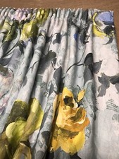 Designers Guild Veronese Duck Egg DG2906 Rideaux entrelacés, cousus main, M2M