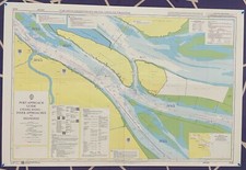 Amirauté 8126 Port Approach Guide Chang Jiang-Innerapproaches À Shanghai Carte