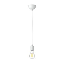 Suspension DORI blanc mat