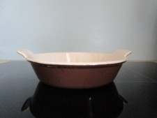 Plat à gratin  Marron  en Fonte émaillée N° 18 Le Creuset ? France