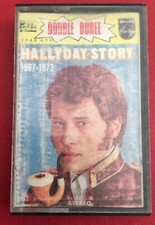 JOHNNY HALLYDAY cassette  (K7 AUDIO)  Halliday story