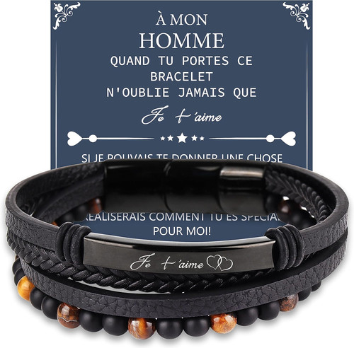 Cadeau bracelet homme idée - homme,