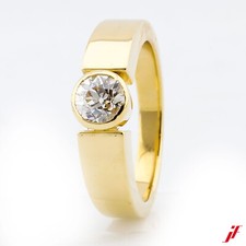 Bague Solitaire 750/18K Or