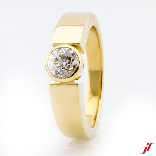 Bague solitaire 750 - solitaire, 750/18k