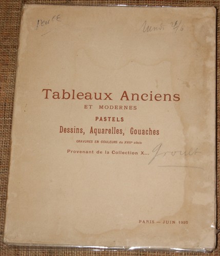 Catalogue tableaux anciens - catalogue,
