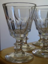 SAINT LOUIS 6 ANCIENS VERRES A