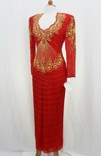 JASDEE Vintage Beaded Gown