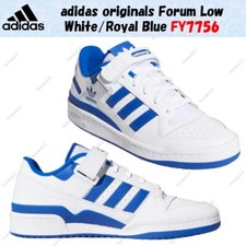 Taille homme adidas originals Forum Low blanc/bleu royal FY7756