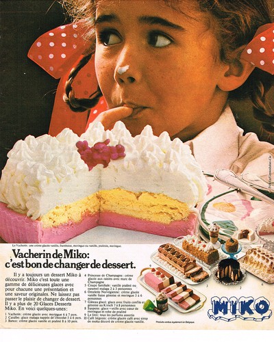 Publicite 1976 miko - 1976, glaces