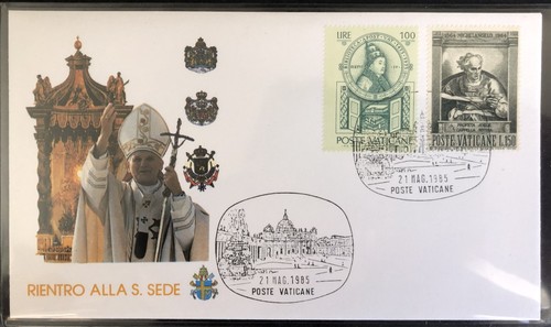 Fdc vatican pope - fdc,, vatican,