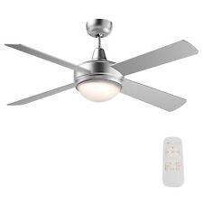 Wiltec Ventilateur de plafond silencieux 65W 4 pales Plafonnier Brasseur d’air