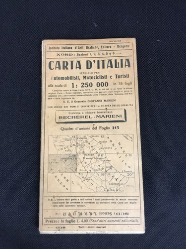 Ancienne carte routière