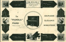 Publicité ancienne le Pianola piano 1924 issue de magazine