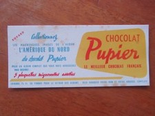 ANCIEN BUVARD CHOCOLAT PUPIER