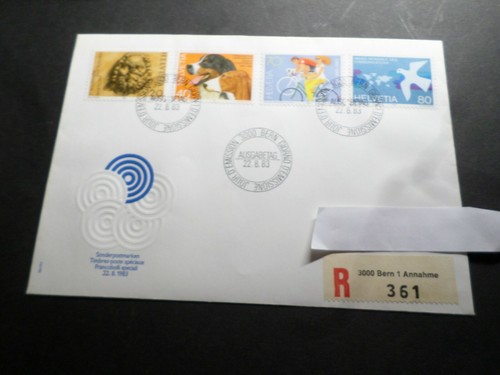 Suisse helvetia 1983 fdc - helvetia,,