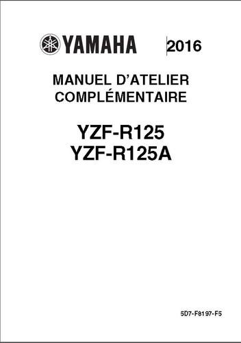 Yzf r125 manuel - yzf-r125,