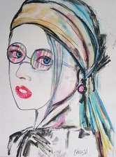 pearl, tribute to Vermeer by