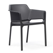 Fauteuil Chaise Net Empilable Pour Intérieur Extérieur Maison De Jardin