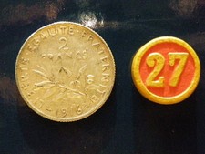 lot N° 27 piece argent 2