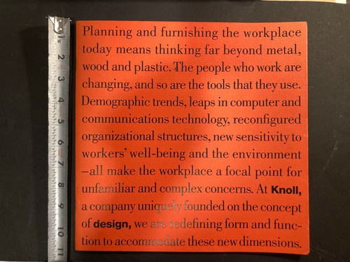 Knoll furniture 11 22p - knoll, x