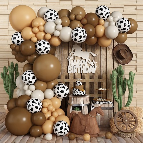 140pcs western cowboy balloon - western,