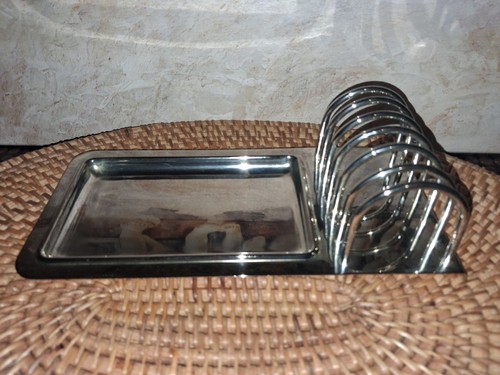 Porte toast métal argenté - porte-toast, en