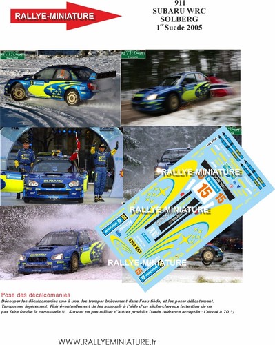 Decals ref 0911 subaru - 1/32,