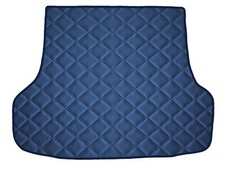 Cuir éco Tapis de coffre BLEU