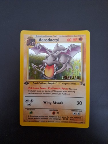 Carte pokemon aerodactyl - carte,