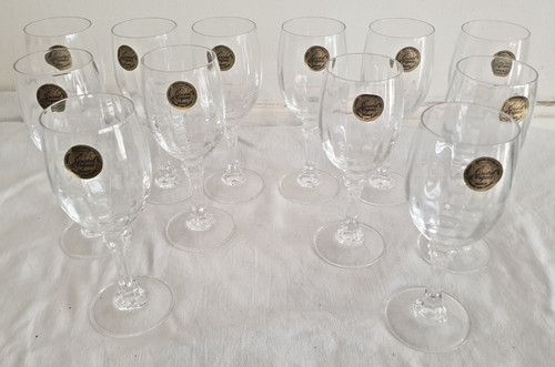 Verres vins cristal - 12,