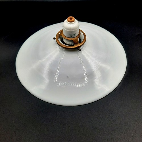 Ancien abat jour - ancien, opaline