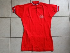 MAILLOT CYCLISTE VELO GITANE BANDES TRICOLORES ACRYLIQUE TAILLE M/3 BE