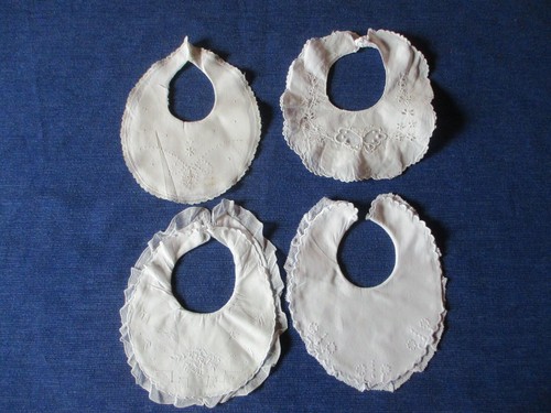 Bavoir ancien coton - bavoir,
