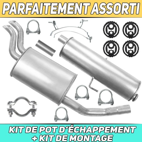 Kit pot échappement - de,