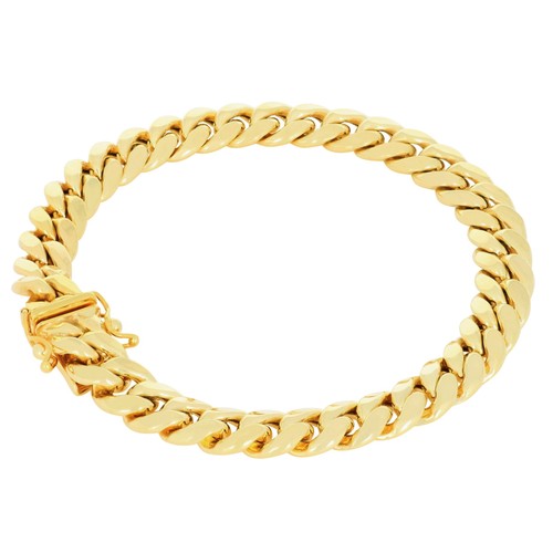 Bracelet léger jaune - bracelet, or